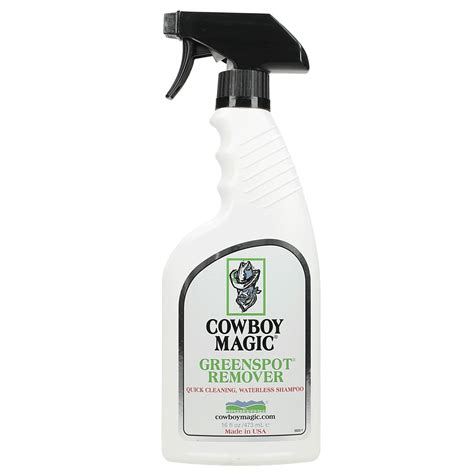 How to use Cowby magic greenspot remover for maximum results